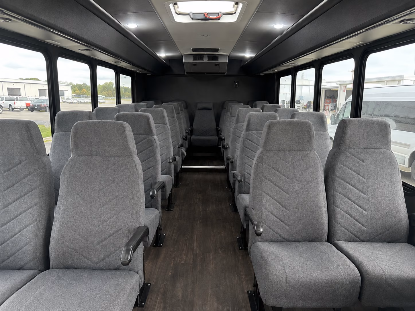 20 passenger minibus interior