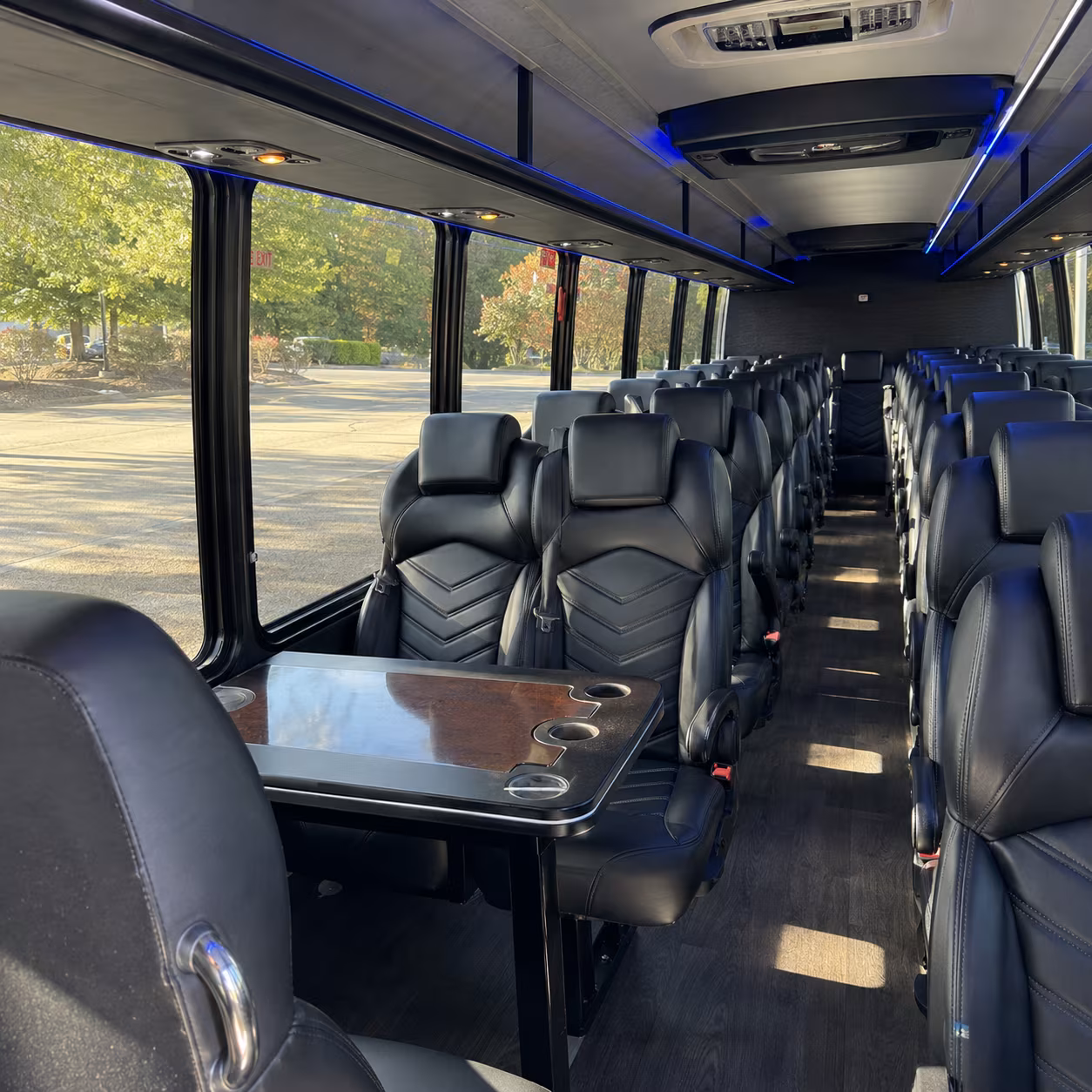35 passenger minibus interior