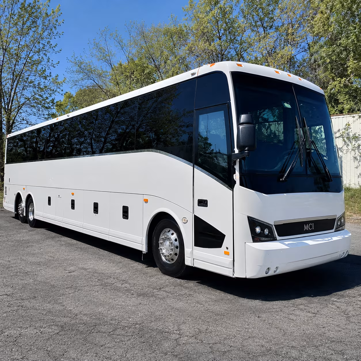 irvine charter bus rental exterior