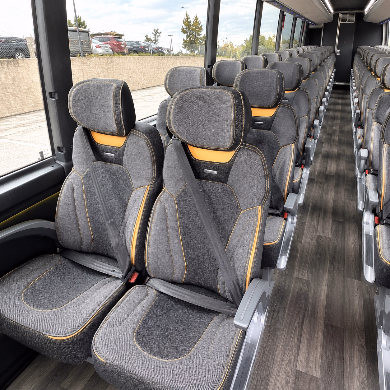 irvine charter bus rental inside