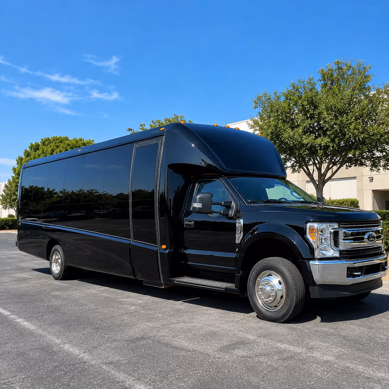 irvine private event transportation onboard seating