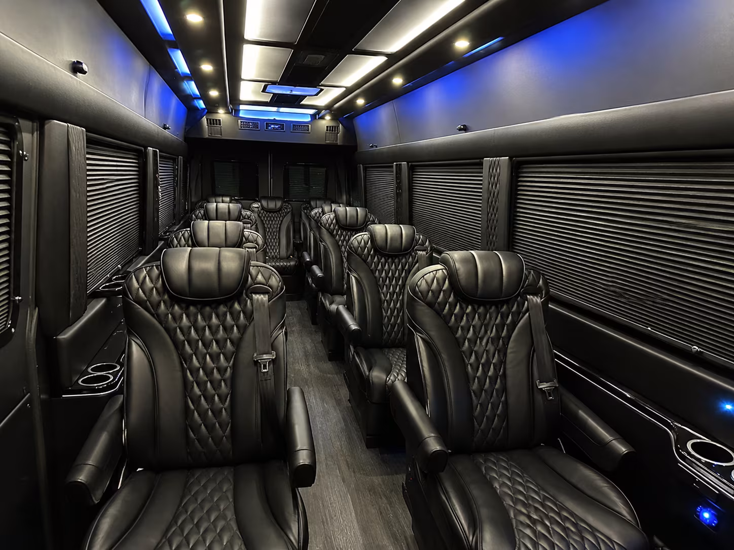 sprinter van with driver inside